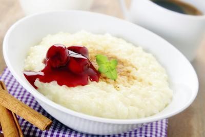 Tejszínes gyümölcsrizs