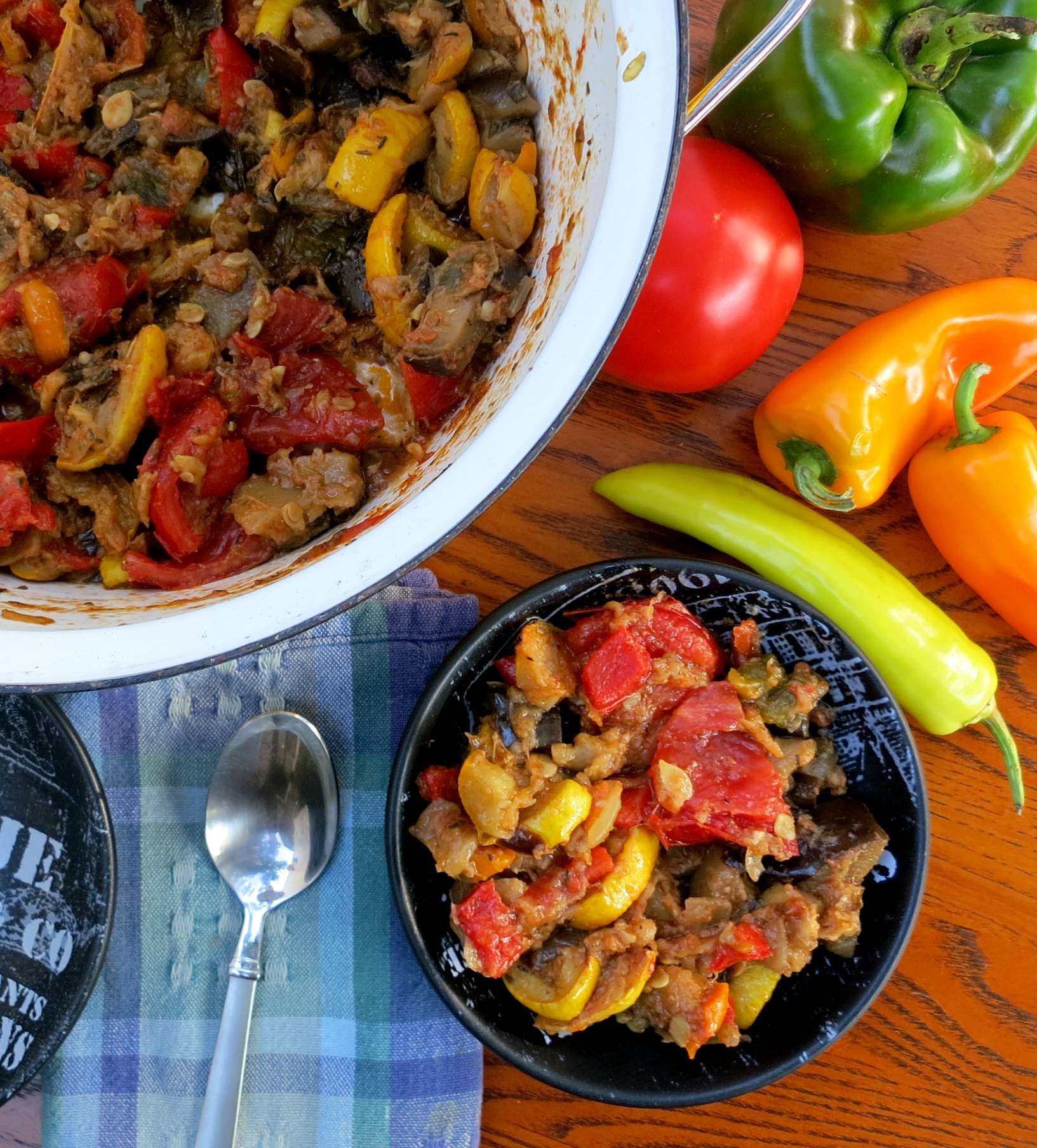 Francia zöldséges tökpörkölt 