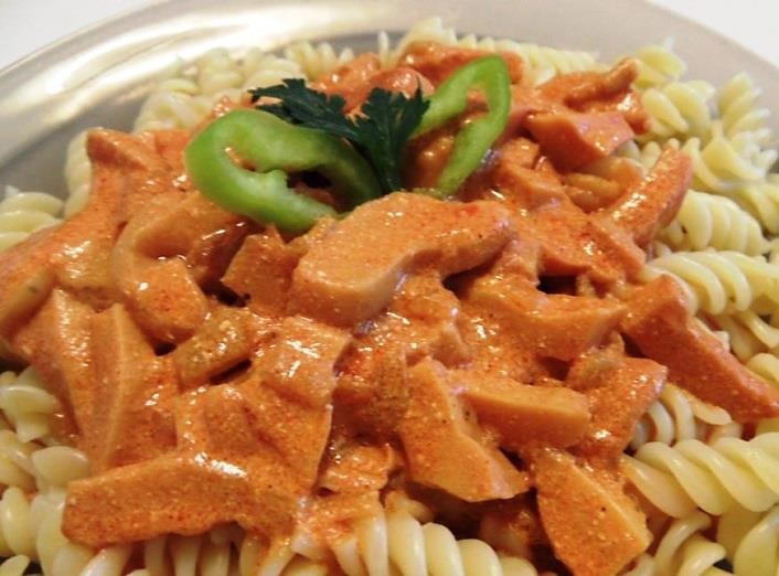 Tejfölös gombapörkölt