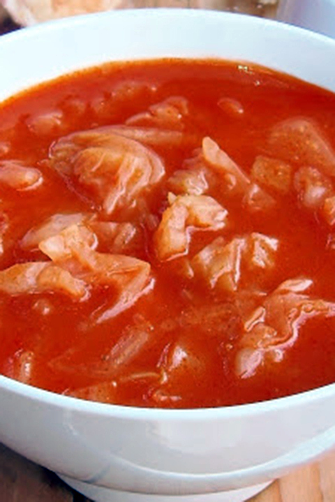 Paradicsomos káposztafőzelék