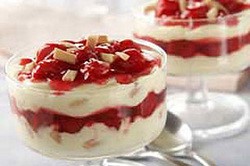 Meggykocsonya tejszínhabbal (374 kJ, 89 kcal)